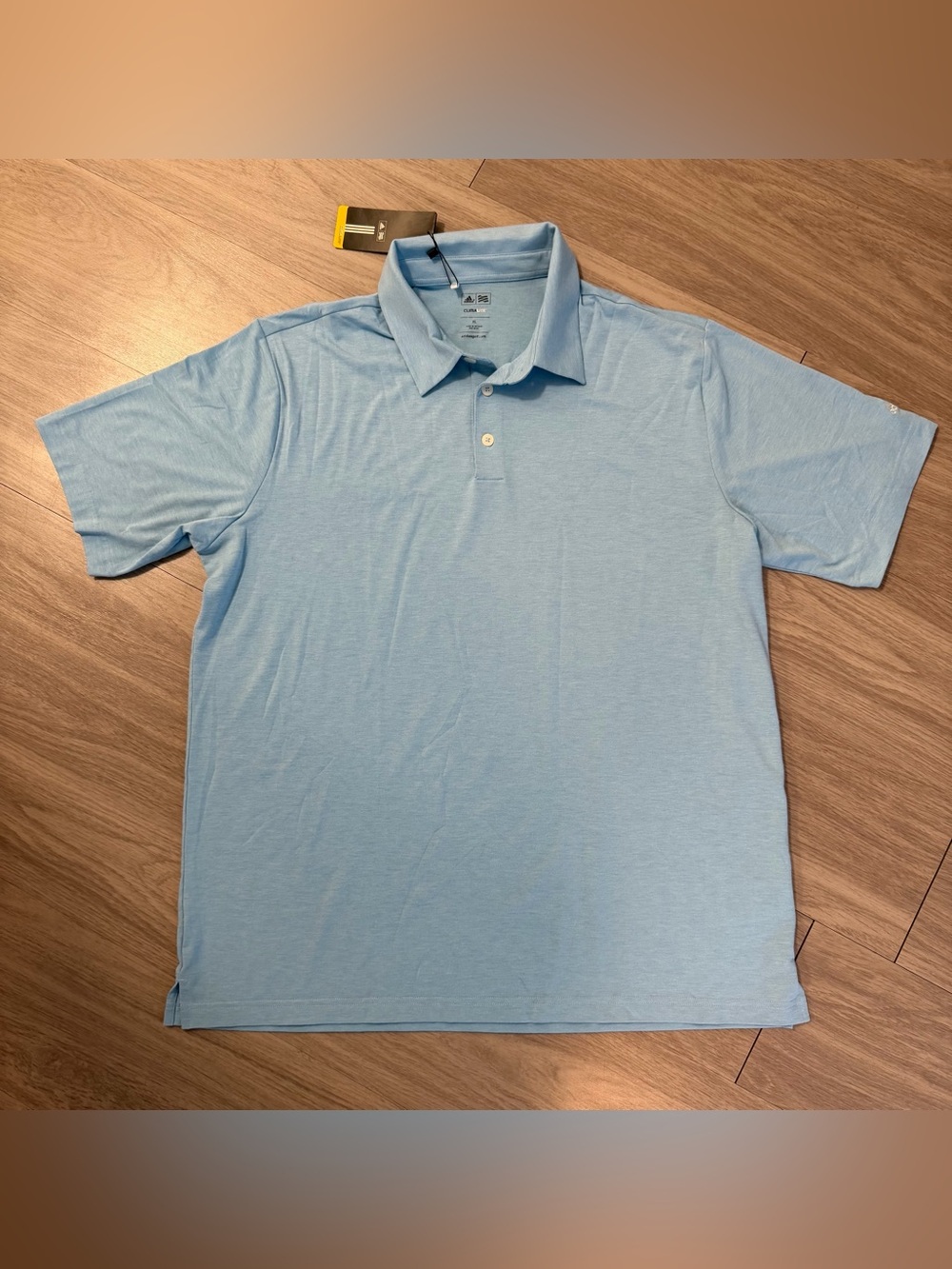 NWT, Adidas, Climalite, Light Blue, Golf Polo Shirt | Men’s XL